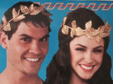 Wickedfun Gold Leaf Wreath Headband