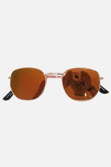 Wickedfun Golden Frame Red Colour Glasses