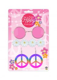 Hippie Adult 4 Pcs Set