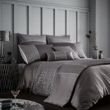 HORIMONO DUVET SET CHARCOAL
