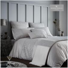HORIMONO DUVET SET SILVER