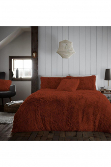 Hugg & Snug Duvet Set Rust