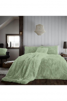 Hugg & Snug Duvet Set Sage Green
