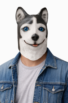 Husky Dog Mask
