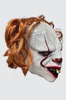 IT horror clown mask - Realistic Full Head Latex Mask