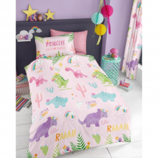 Kids Duvet Set Cutie Suraus Single Pink