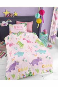 Kids Duvet Set Cutie Suraus Single Pink
