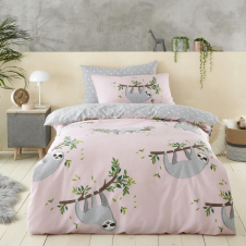 Kids Duvet Set Hanging Out Blush Pink