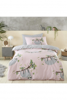 Kids Duvet Set Hanging Out Blush Pink