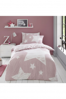 Kids Duvet Set Superstar Blush Pink