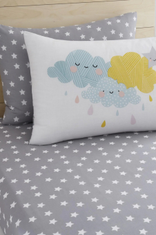 Kids Happy Clouds Sheet Set