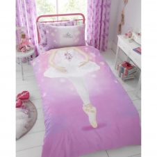 KIDS PANEL DUVET SET BALLERINA - 7077