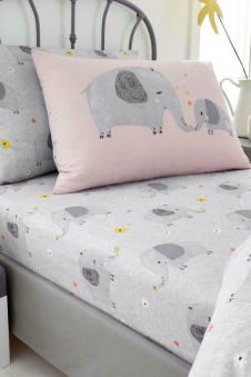Kids Sheet Set Elephant Friends