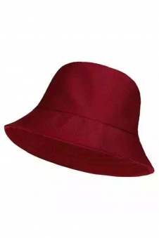 Kids Wine Cotton Bucket Hat For Summer Beach Fun