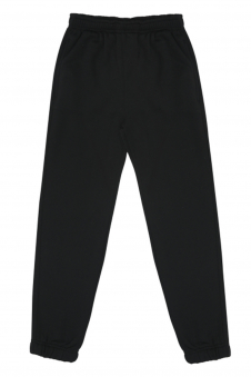 Knitted Fabric Gripped Trouser Black