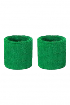 Ladies Green 80s Style Sports Gym Wristband