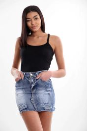 LADIES HIGH WAISTED SKIRT