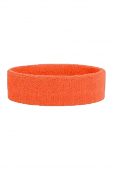 Ladies Orange 80s Style Sports Gym Headband