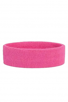 Ladies Pink 80s Style Sports Gym Headband