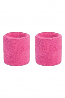 Ladies Pink 80s Style Sports Gym Wristband