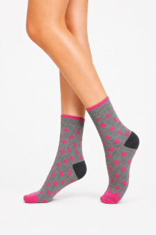 Active Star Ladies Sock Geo Mix (Pack of 3 pairs)