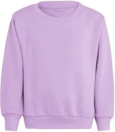 Kid Plain Lilac School Sweatshirt Jumper
