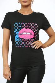 Lip Print T-Shirt