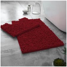LOOP BATH SET DEEP RED