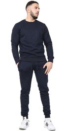 Men Crew Neck Slim Fit Tracksuit
