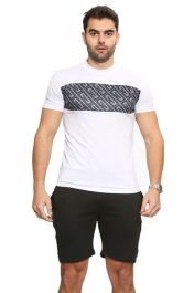 Mens Casual Sports Workout T-Shirt & Shorts Set