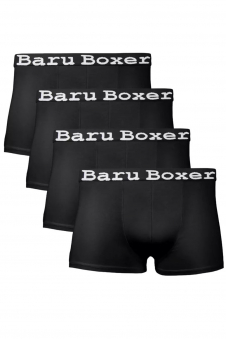 Mens cotton black underwear boxer with trunk (PACK OF 3)