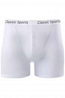 Mens cotton white sports underwear boxer (PACK OF 12)