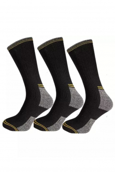 Mens cushion sole workwear socks (PACK OF 3)