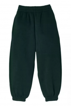 Mens Green Fleece Warm Joggers Tracksuit Pants