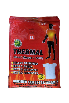 Men's White Heat Control Thermal T-shirt
