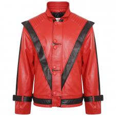 Michael Jackson Red Thriller Leather Jacket