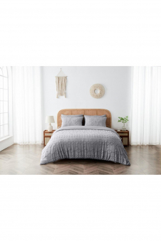 Microfiber Range Duvet Set Clark Grey