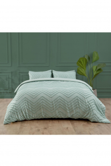 Microfiber Range Duvet Set Luther Duck Egg