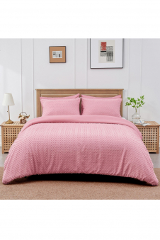 Microfiber Range Duvet Set Spencer Blush Pink