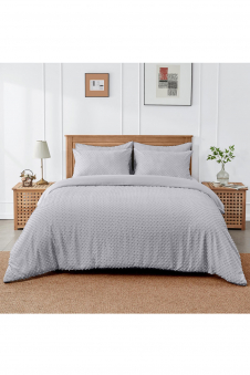 Microfiber Range Duvet Set Spencer Grey