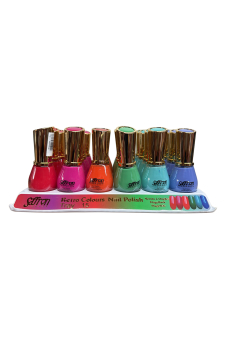 Retro Nail Polish - Tray of 24 Bottles (Price Per Bottle)