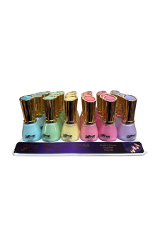 Matte Salin Nail Polish - Tray of 24 Bottles (Price Per Bottle)