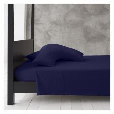 NEW DIAMOND V-PILLOW CASE 79X36 NAVY