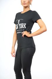 New York Slogan Print T-shirt