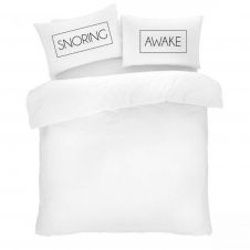 NOVELTY PILLOW CASE SNORING 50X75