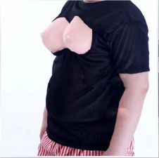 Wickedfun Novelty Willy 3D Boobs TShirt