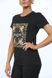 Paris Mon Amie Slogan Print T-Shirt