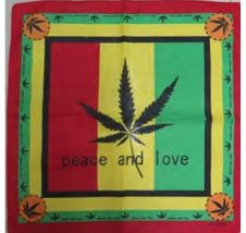 Peace and Love Bandana 