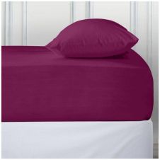 PERCALE DEEP FTD SHEET FUCHSIA