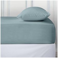 PERCALE DEEP FTD SHEET SORBET BLUE